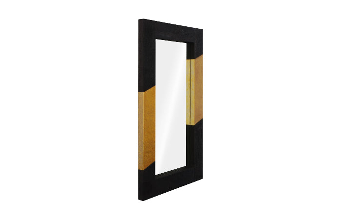 Scorched Mirror, Black and Gold