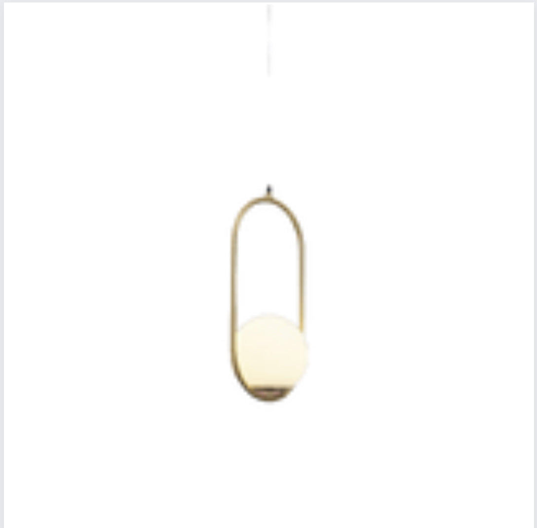 Hanging Style Milky Pendant Light